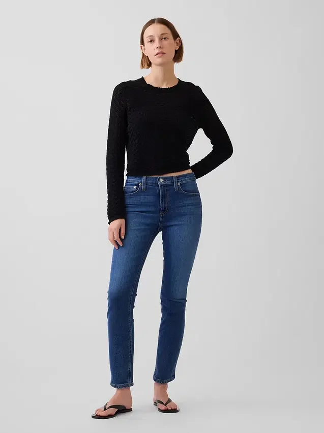 Τζιν Vintage Slim με μεσαίο ύψος μέσης
