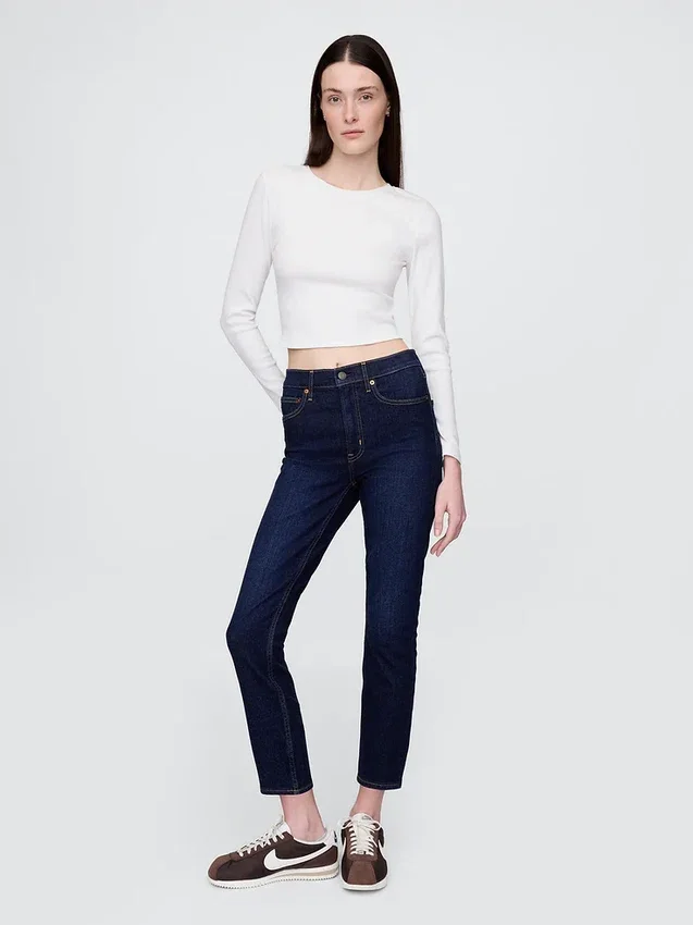 Τζιν Vintage Slim με ψηλή μέση