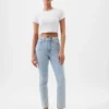 Τζιν Vintage Slim με ψηλή μέση