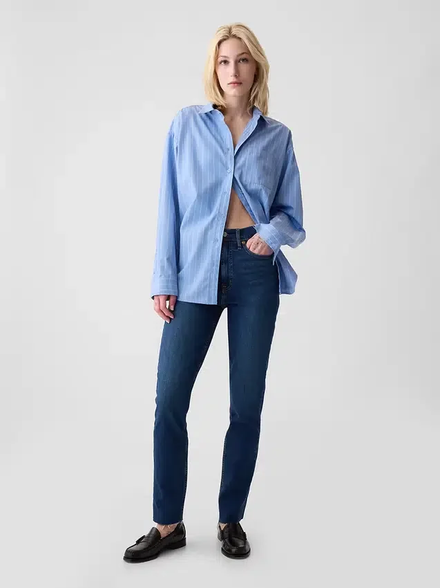 Τζιν Vintage Slim με ψηλή μέση