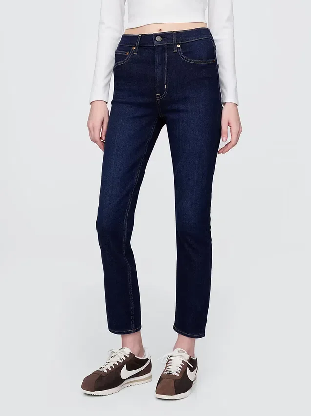 Τζιν Vintage Slim με ψηλή μέση