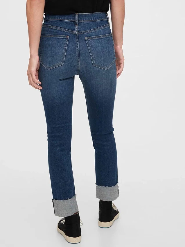 Τζιν Vintage Slim με ψηλή μέση