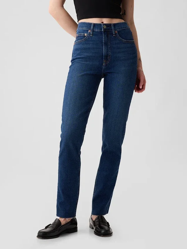 Τζιν Vintage Slim με ψηλή μέση