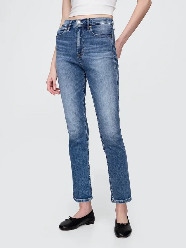 Τζιν Vintage Slim με ψηλή μέση