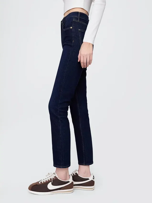 Τζιν Vintage Slim με ψηλή μέση