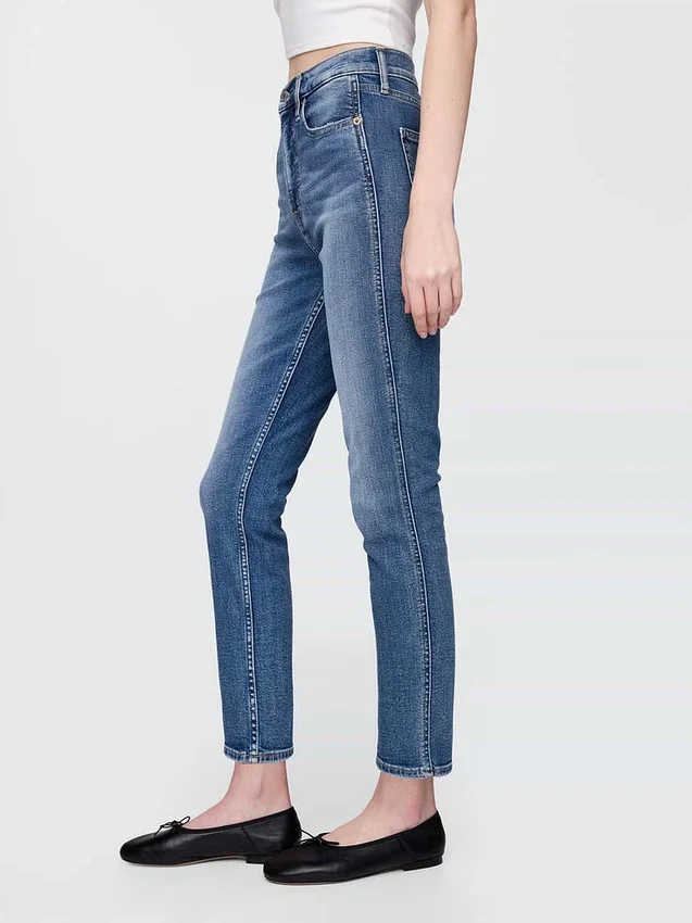 Τζιν Vintage Slim με ψηλή μέση