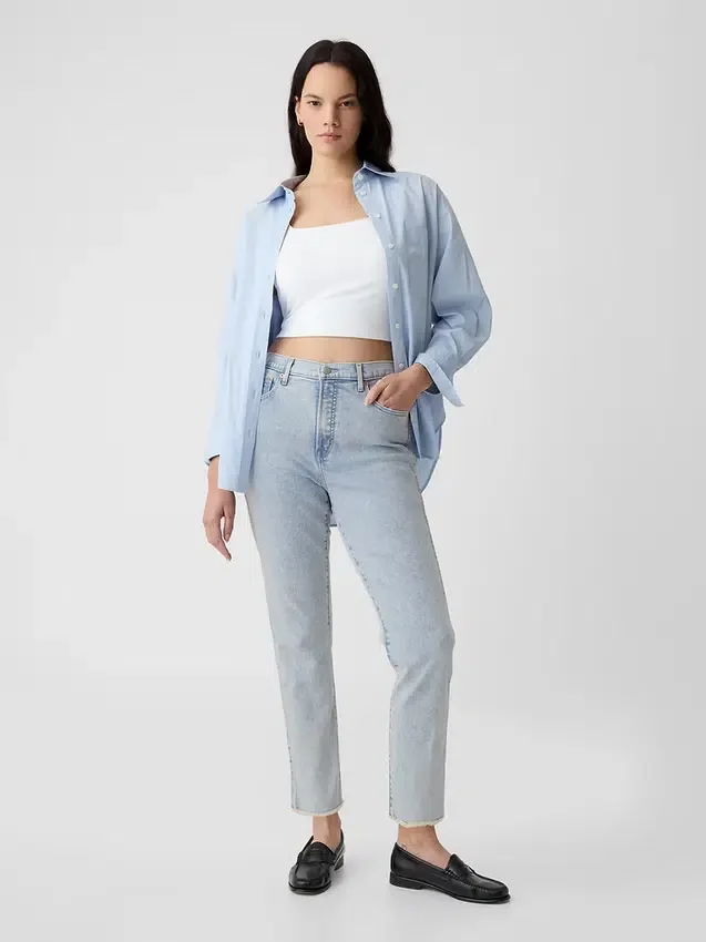 Τζιν Vintage Slim με ψηλή μέση
