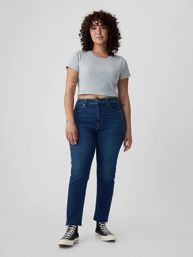 Τζιν Vintage Slim με ψηλή μέση