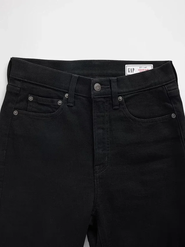 Τζιν Vintage Slim με ψηλή μέση