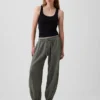 Βαμβακερά παντελόνια τζόγκινγκ από γάζα