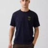 Βαρύ, άνετο T-shirt με γραφικά