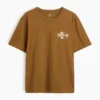 Βαρύ, άνετο T-shirt με γραφικά