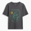 Βαρύ, άνετο T-shirt με γραφικά