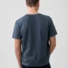 Βαρύ, χαλαρό T-shirt με λογότυπο