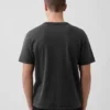 Βαρύ, χαλαρό T-shirt με λογότυπο