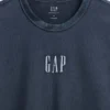 Βαρύ, χαλαρό T-shirt με λογότυπο