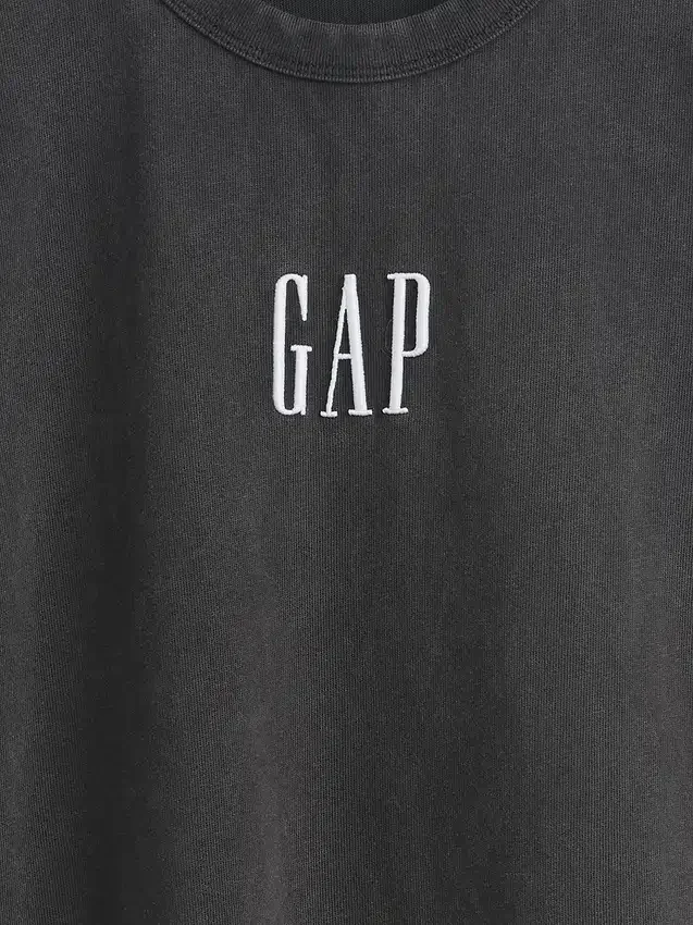 Βαρύ, χαλαρό T-shirt με λογότυπο