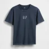 Βαρύ, χαλαρό T-shirt με λογότυπο