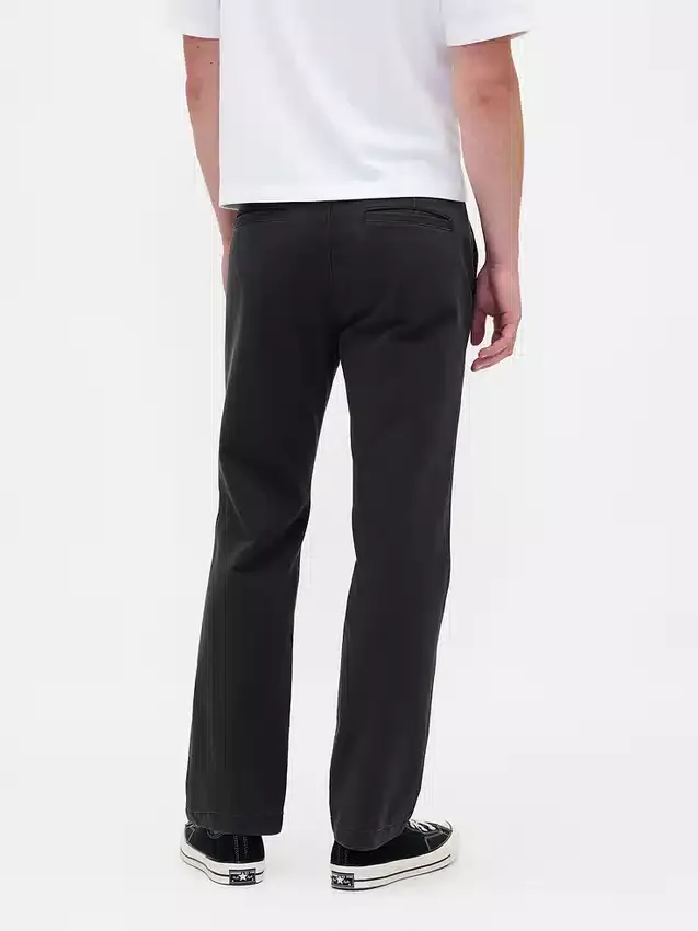 Βαρύ κακάκι σε ύφασμα twill με χαλαρή, ίσια γραμμή