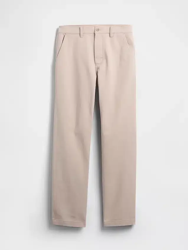 Βαρύ κακάκι σε ύφασμα twill με χαλαρή, ίσια γραμμή