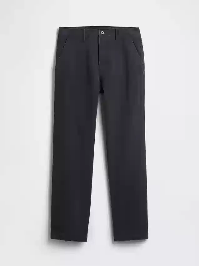 Βαρύ κακάκι σε ύφασμα twill με χαλαρή, ίσια γραμμή