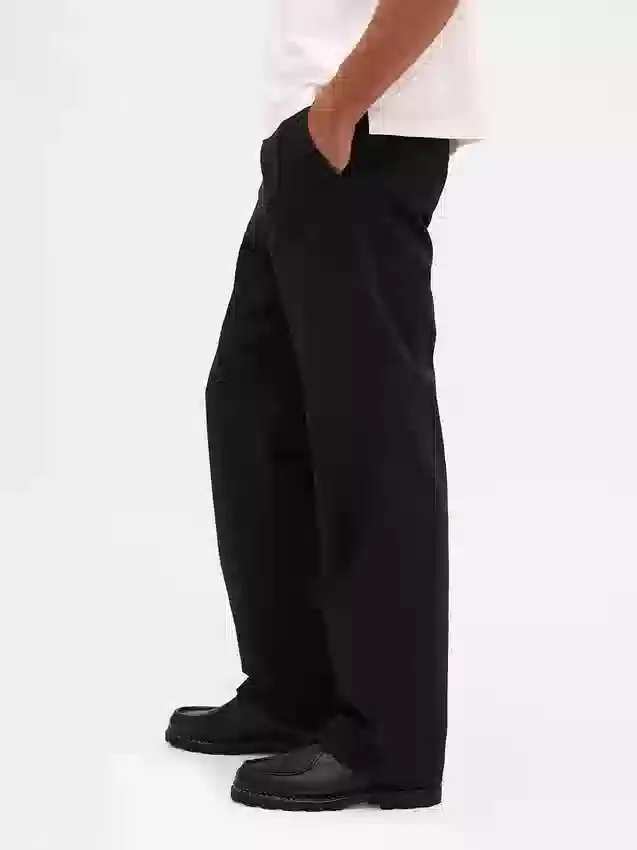 Βαρύ καμβά τύπου twill, χακί σε χαλαρή γραμμή εμπνευσμένη από τη δεκαετία του '90