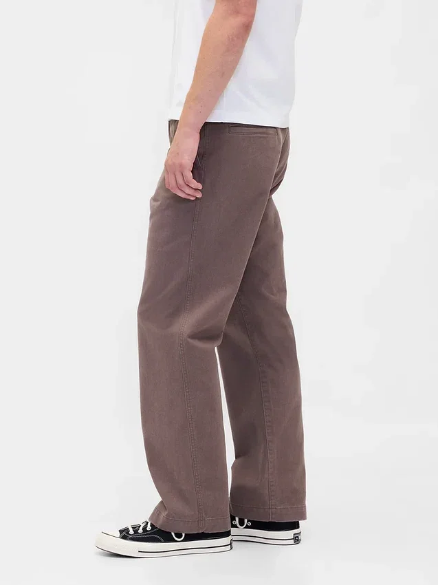 Βαρύ καμβά τύπου twill, χακί σε χαλαρή γραμμή εμπνευσμένη από τη δεκαετία του '90