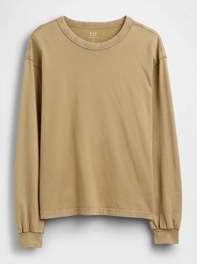 Βαρύ κροπ T-shirt
