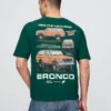 Βαρύ βαμβακερό κοντό T-shirt με σχέδιο Ford