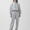 Vintagesoft Oversized πουλόβερ με μισό φερμουάρ και κωνική γραμμή