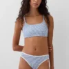 Βιολογικό ελαστικό βαμβακερό bralette