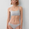 Βιολογικό ελαστικό βαμβακερό bralette