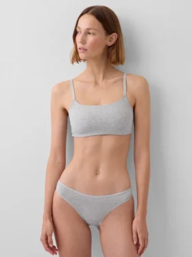 Βιολογικό ελαστικό βαμβακερό bralette