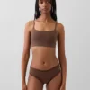 Βιολογικό ελαστικό βαμβακερό bralette