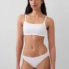 Βιολογικό ελαστικό βαμβακερό bralette