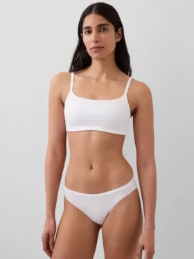 Βιολογικό ελαστικό βαμβακερό bralette
