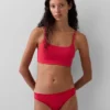 Βιολογικό ελαστικό βαμβακερό bralette