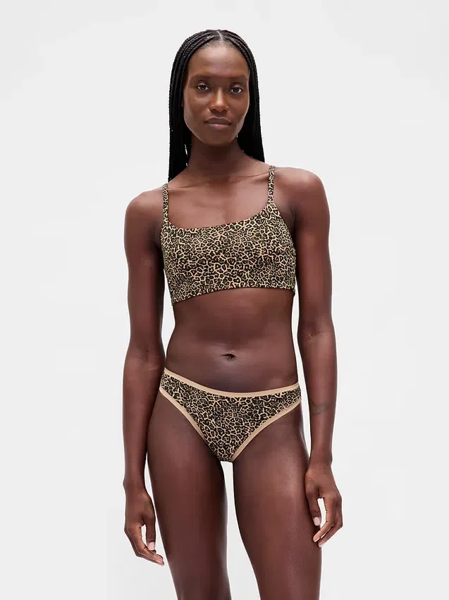 Βιολογικό ελαστικό βαμβακερό bralette