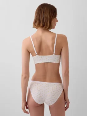 Βιολογικό ελαστικό βαμβακερό bralette