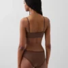 Βιολογικό ελαστικό βαμβακερό bralette