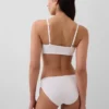 Βιολογικό ελαστικό βαμβακερό bralette