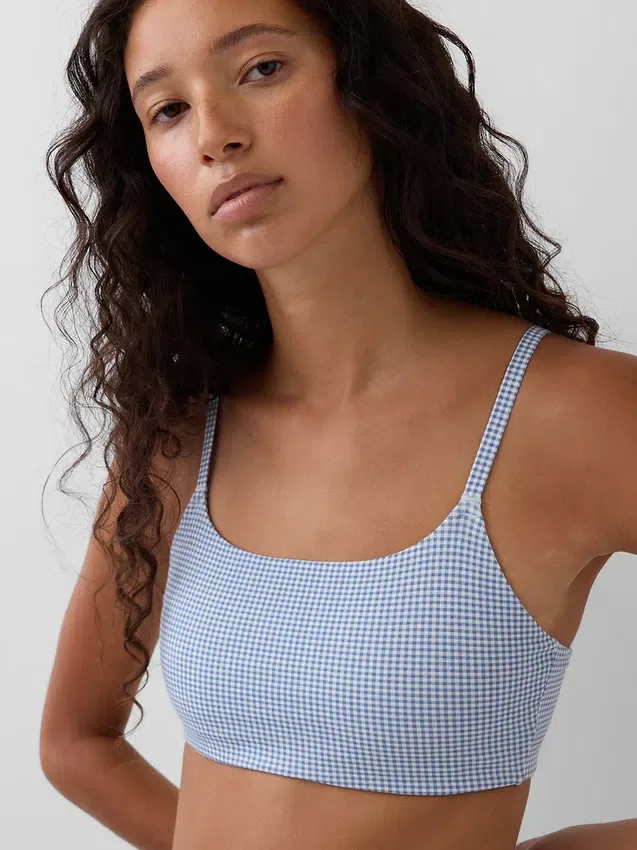 Βιολογικό ελαστικό βαμβακερό bralette