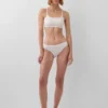 Βιολογικό ελαστικό βαμβακερό bralette
