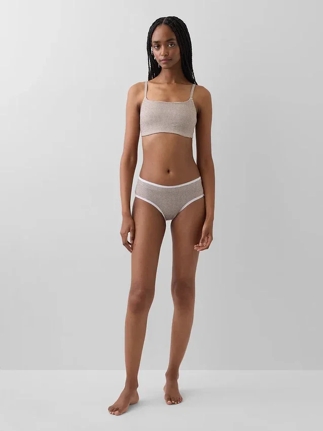 Βιολογικό ελαστικό βαμβακερό bralette