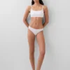 Βιολογικό ελαστικό βαμβακερό bralette