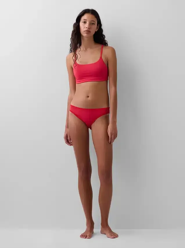 Βιολογικό ελαστικό βαμβακερό bralette