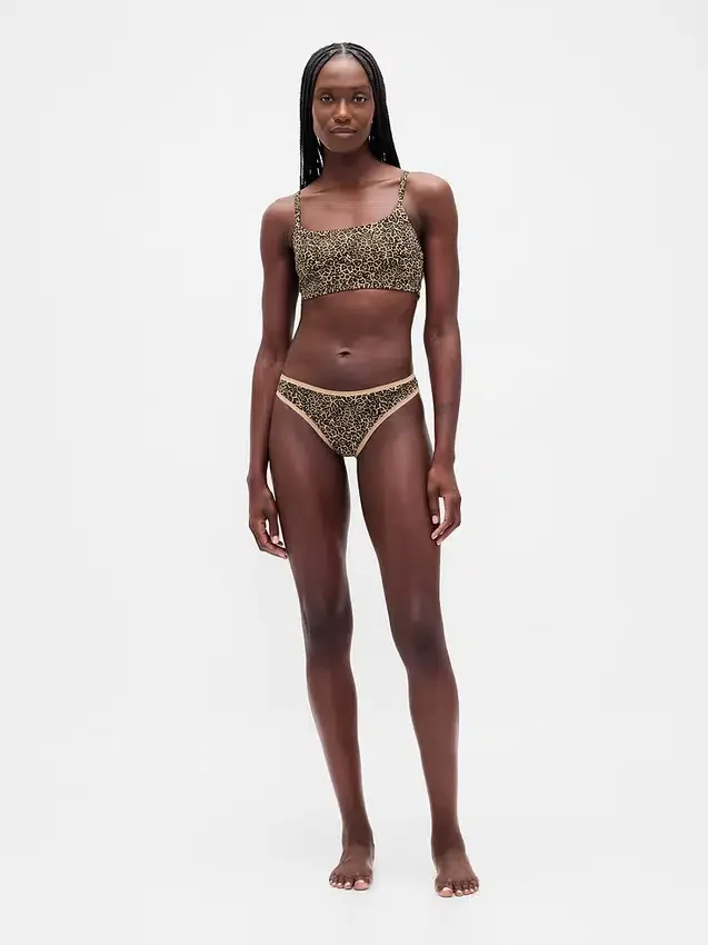 Βιολογικό ελαστικό βαμβακερό bralette
