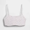 Βιολογικό ελαστικό βαμβακερό bralette