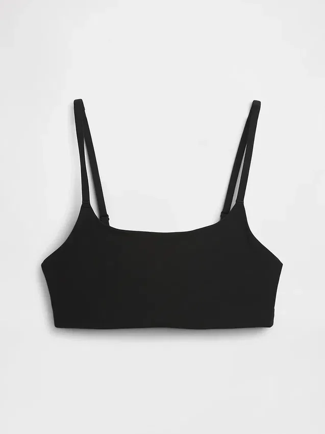 Βιολογικό ελαστικό βαμβακερό bralette