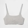 Βιολογικό ελαστικό βαμβακερό bralette